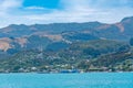 Wharf at Akaroa, New Zealand Royalty Free Stock Photo