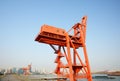 Wharf crane Royalty Free Stock Photo
