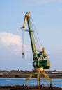 Wharf crane Royalty Free Stock Photo