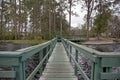 Wharf or dock by lake Royalty Free Stock Photo