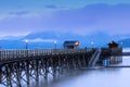 Wharf on Shuswap Lake Royalty Free Stock Photo