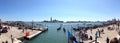 Wharf in Venice Royalty Free Stock Photo