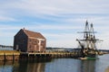 Wharves in Salem, MA.