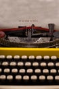 Vintage typewriter -we are what we belive