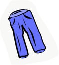 What is this? Blue pant for your child`s outfit