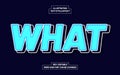 What Blue Text Style Effect