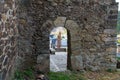 Stone arch in the wall