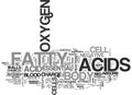 What Do Essential Fatty Acids Do In Your Body Word Cloud