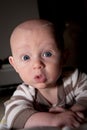 What do you do at night? Curious Baby Royalty Free Stock Photo