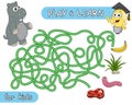 What does the hippopotamus eat. Help the hippo to find the right way in maze and learn that it like to eat. Maze Game