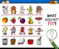 What does not fit game cartoon