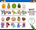 What does not fit game cartoon