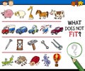 What does not fit game cartoon