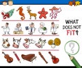 What does not fit game cartoon