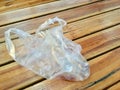 Used plastic bag Royalty Free Stock Photo