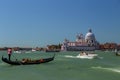 gondola ride in Venice, gondola ride in grand canal Venice Italy Royalty Free Stock Photo