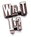 What if? Royalty Free Stock Photo