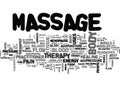 What Kind Of Massage Is Right For You Word Cloud