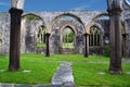 What is left of a bombed church from WW2