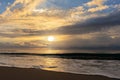 What a romantic morning at sunrise on the Mediterranean.