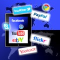 What's apps are on your Social Network Royalty Free Stock Photo