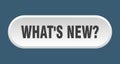 what\'s new? button. rounded sign on white background Royalty Free Stock Photo