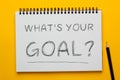 What`s your goal concept