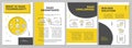 What is SaaS technology brochure template Royalty Free Stock Photo