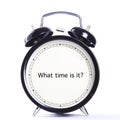 What time is it ? Royalty Free Stock Photo