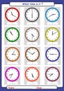 What time is it, What is the time, draw the time, Learning to Tell Time
