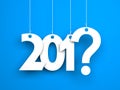 What year next? New year metaphors. White words on blue background