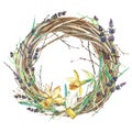 Whatercolor Wreath