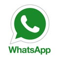 Whatsapp logo Royalty Free Stock Photo