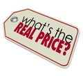 Whats the Real Price Tag Cost Expense Investment