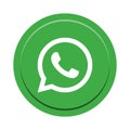 Whatsapp social media icon button