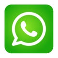 WhatsApp logo icon vector with gradient design illustration