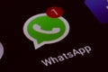 Whatsapp, new message, screen