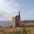 Wheal owles Cornwall England beach Royalty Free Stock Photo