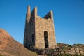 Wheal Owles engine house abandoned tin mine, Cornwall Royalty Free Stock Photo