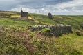 Wheal Owles and Wheal Edward near Botallck Cornwall Royalty Free Stock Photo