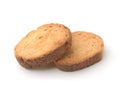 Wheat baked rusks Royalty Free Stock Photo