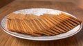 wheat biscuits also called food cracker famous as chai biscuit