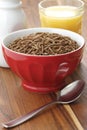 Wheat bran cereal breakfast