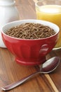 Wheat bran cereal breakfast