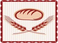 Wheat bread sign Royalty Free Stock Photo