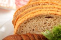 Wheat bread slices Royalty Free Stock Photo