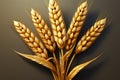 Wheat brought to life in a meticulously detailed and artistic portrayal