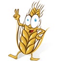 Wheat cartoon isolated