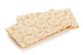 Wheat crispbread slices Royalty Free Stock Photo