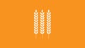 Wheat Ears Icons and Logo Set. For Identity Style of Natural Product Company and Farm Company. Organic wheat, bread agriculture an Royalty Free Stock Photo